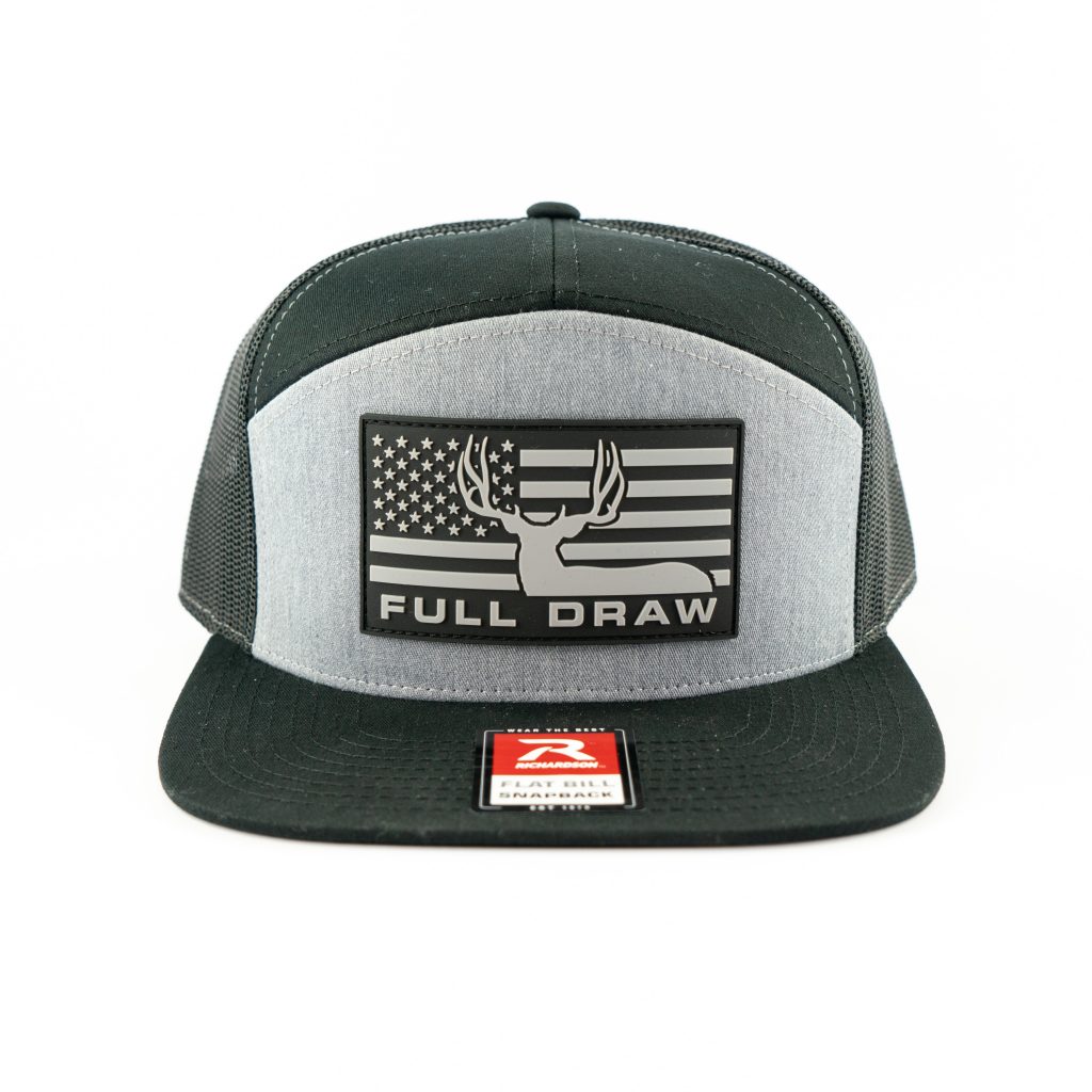 "MULEY FLAG FLATTY" Rubber Patch Grey/Black - Mesh Hat