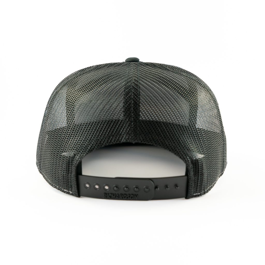 "MULEY FLAG FLATTY" Rubber Patch Grey/Black - Mesh Hat - Image 5