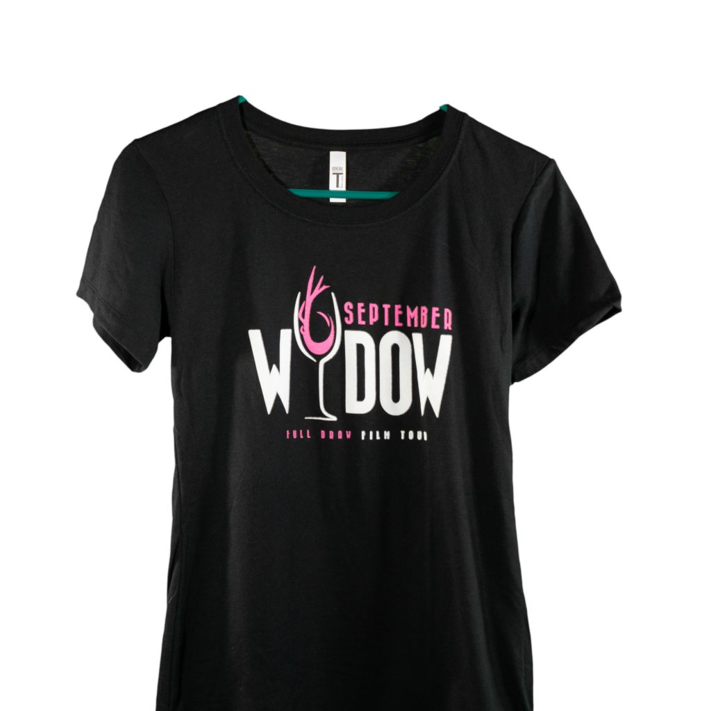"SEPTEMBER WIDOW" Black - Women's T-Shirt - Image 2