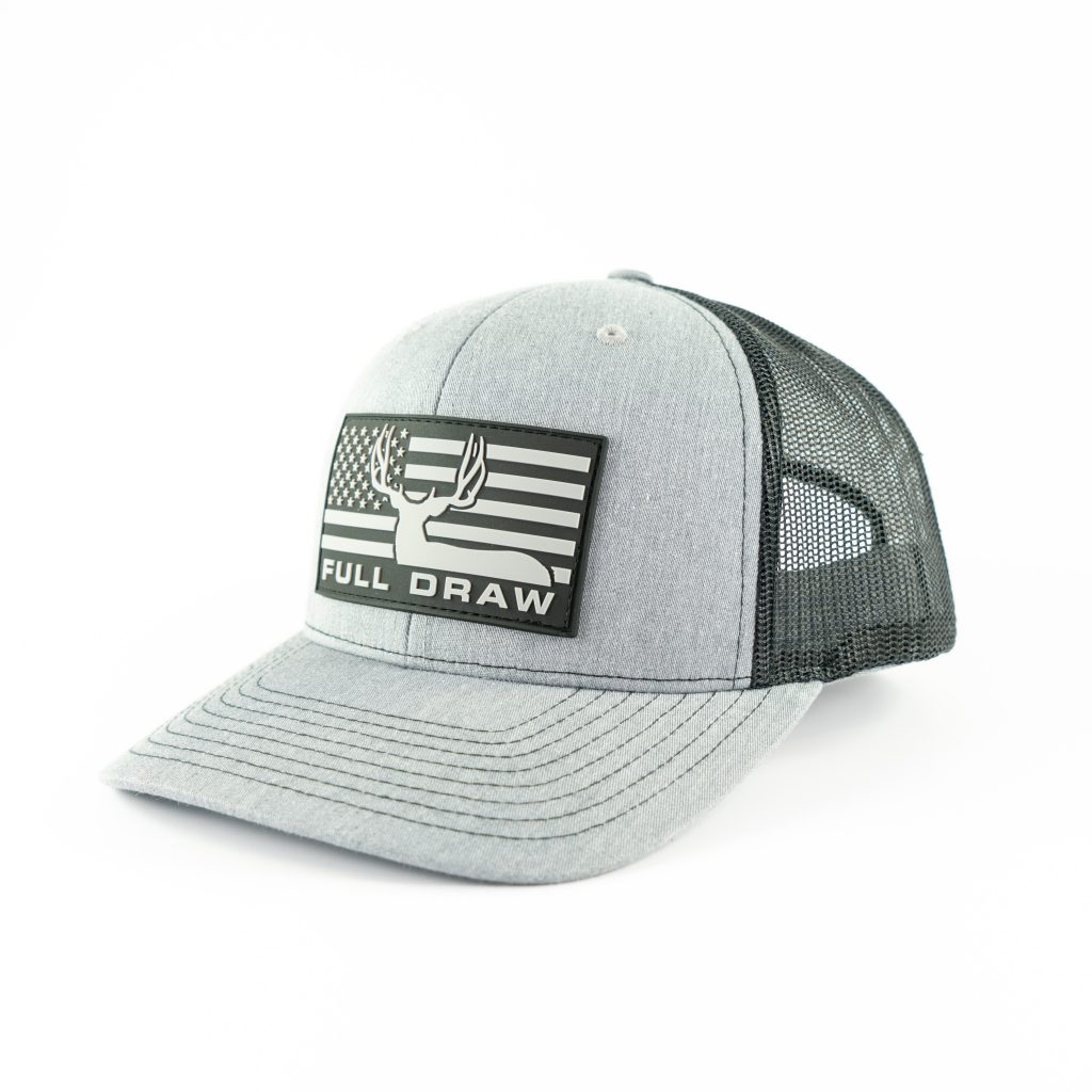 "MULEY FLAG" RUBBER PATCH GREY/BLACK-MESH - Image 2
