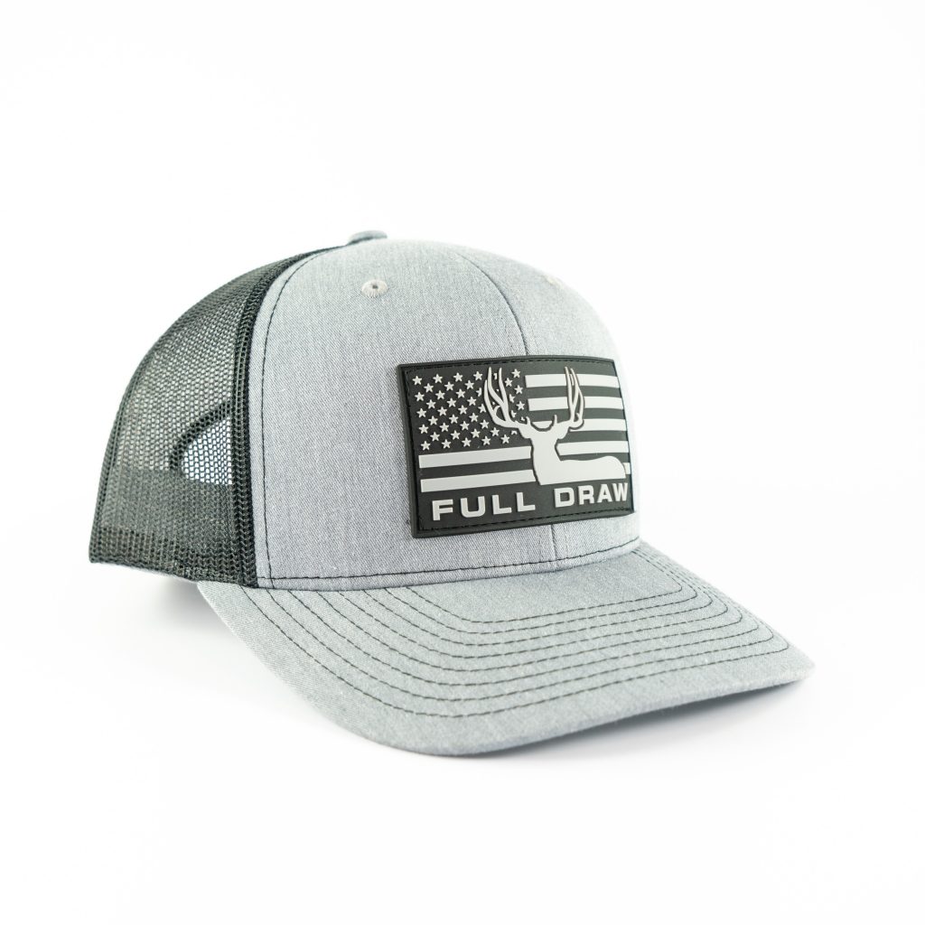 "MULEY FLAG" RUBBER PATCH GREY/BLACK-MESH - Image 3