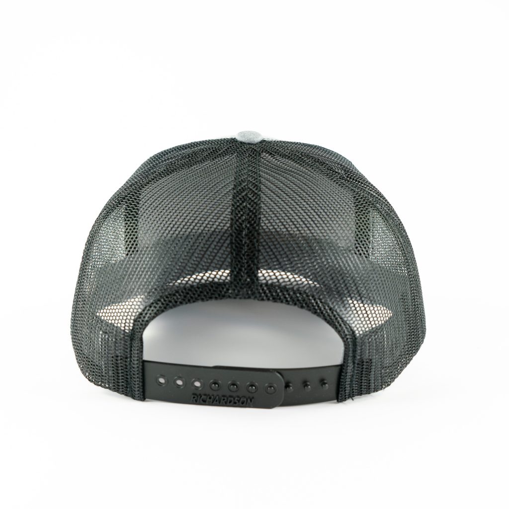 "MULEY FLAG" RUBBER PATCH GREY/BLACK-MESH - Image 5
