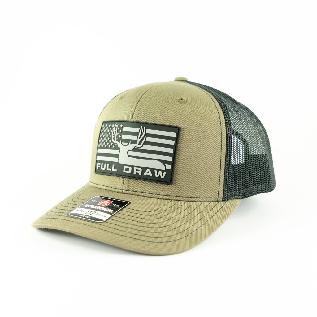"MULEY FLAG" RUBBER PATCH GREEN/BLACK-MESH - Image 2