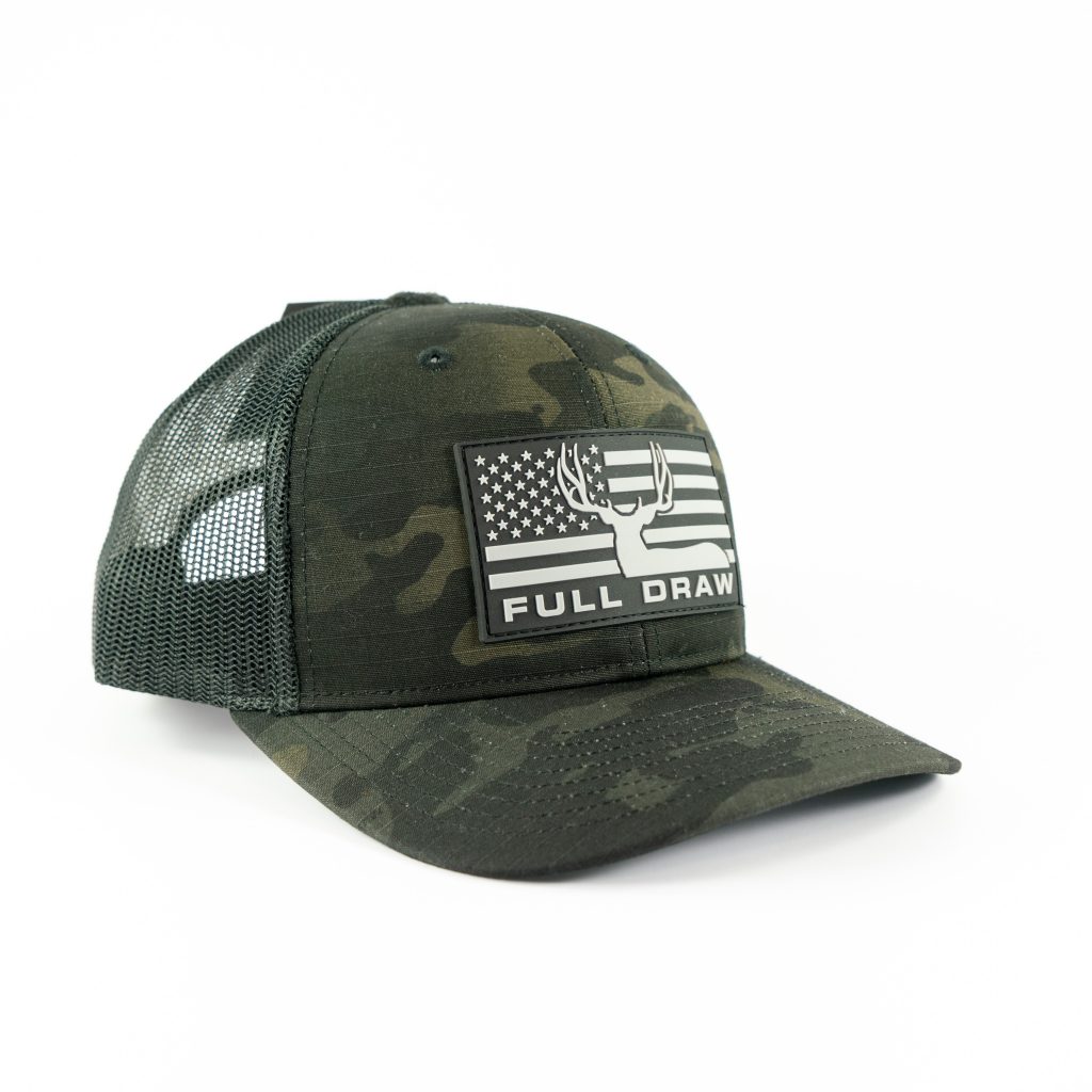 "MULEY FLAG" RUBBER PATCH BLACK MULTICAM-MESH - Image 3
