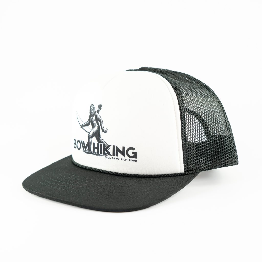 BOWHIKING FOAMIE TRUCKER WHITE/BLACK-MESH – Full Draw Film Tour