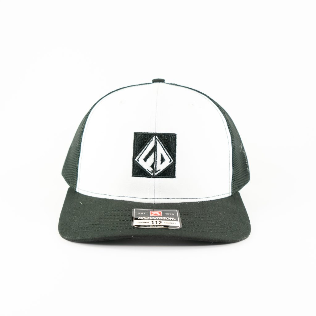 FULL DRAW BOX LOGO WHITE/BLACK-MESH