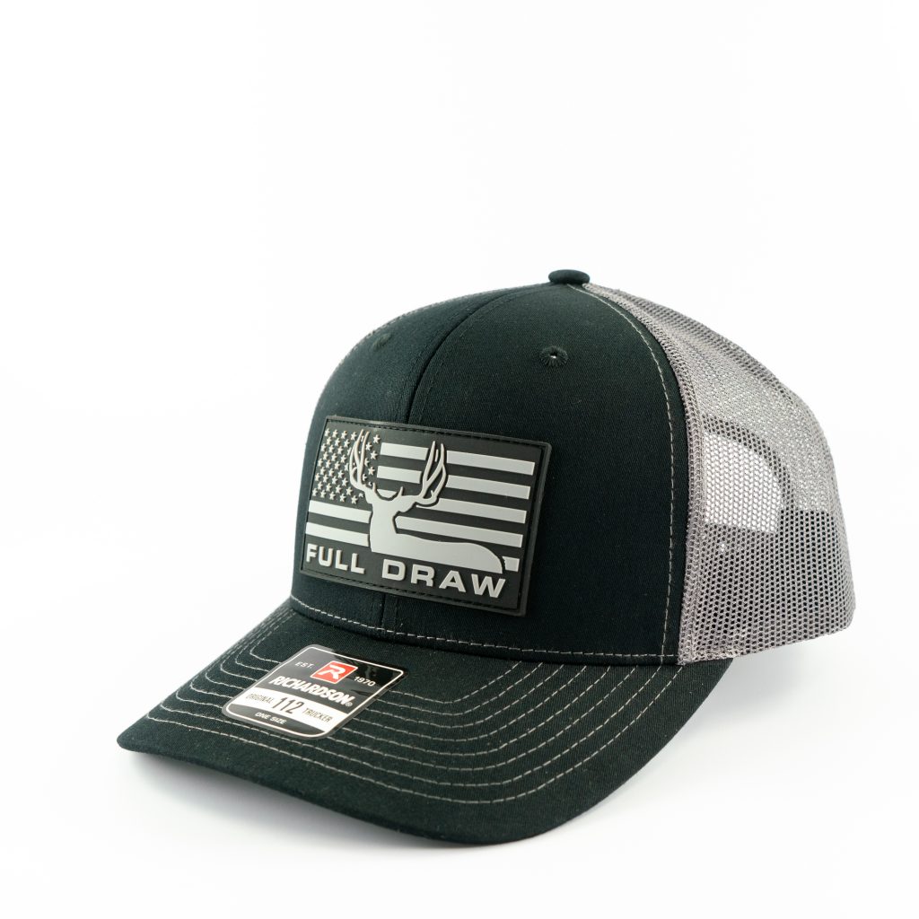 "MULEY FLAG" RUBBER PATCH BLACK/CHARCOAL-MESH - Image 2