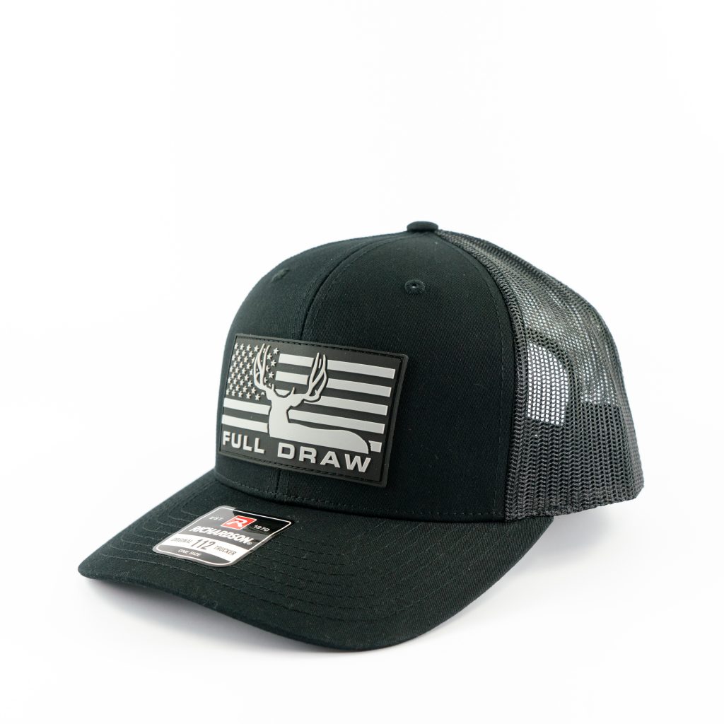 "MULEY FLAG" RUBBER PATCH BLACK/BLACK-MESH - Image 2