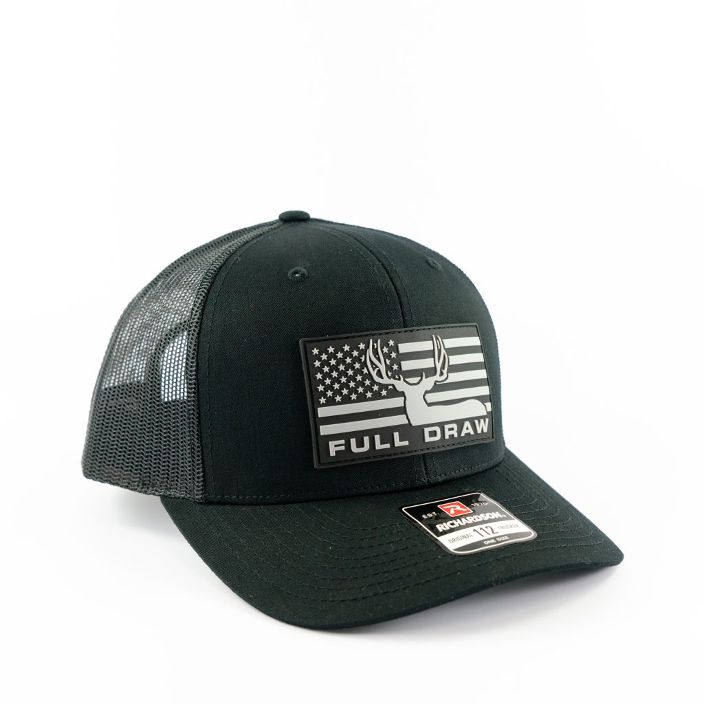 "MULEY FLAG" RUBBER PATCH BLACK/BLACK-MESH - Image 3