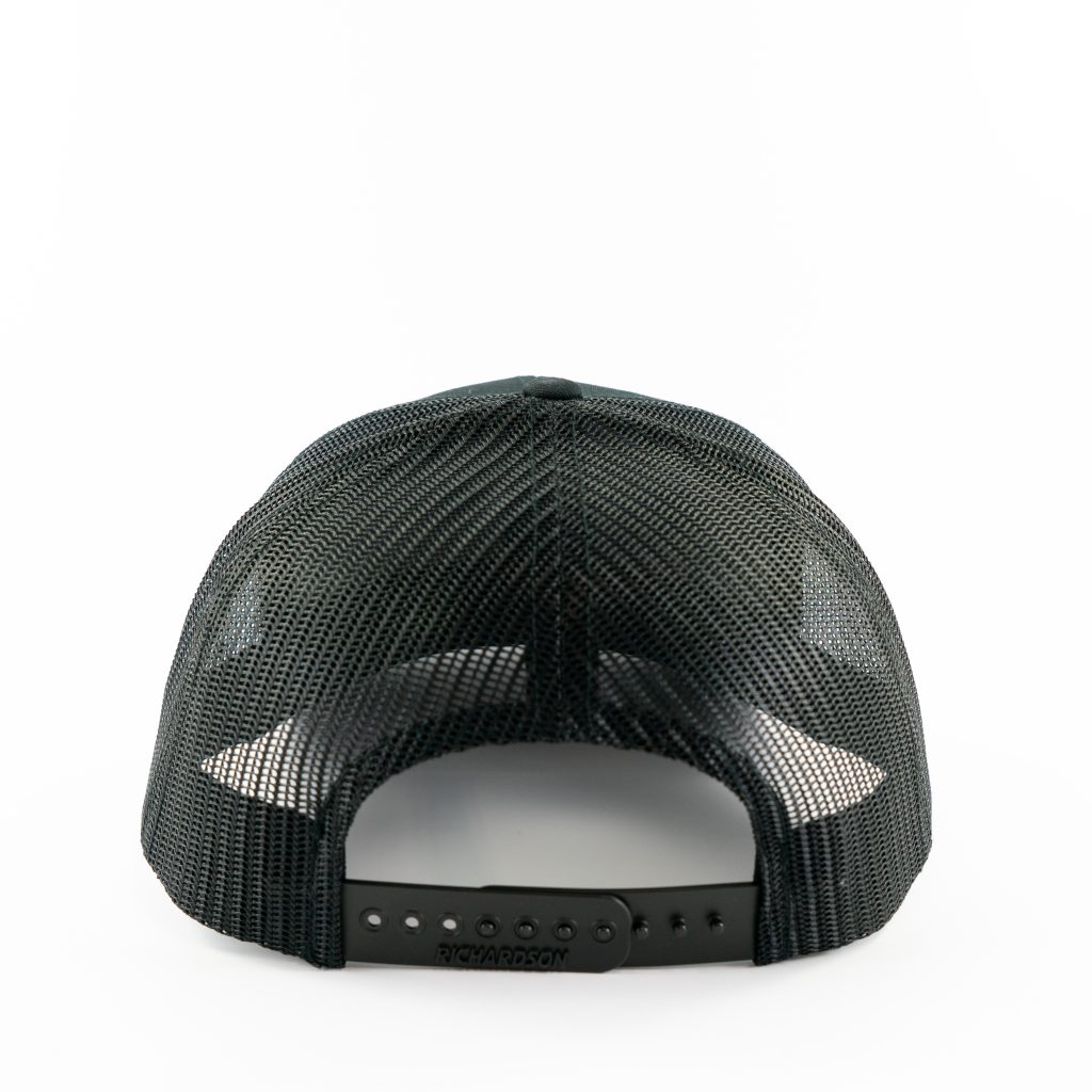 "MULEY FLAG" RUBBER PATCH BLACK/BLACK-MESH - Image 5