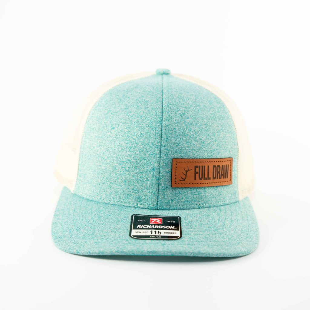 ELK - Leather PATCH TEALHEATHER/BIRCH
