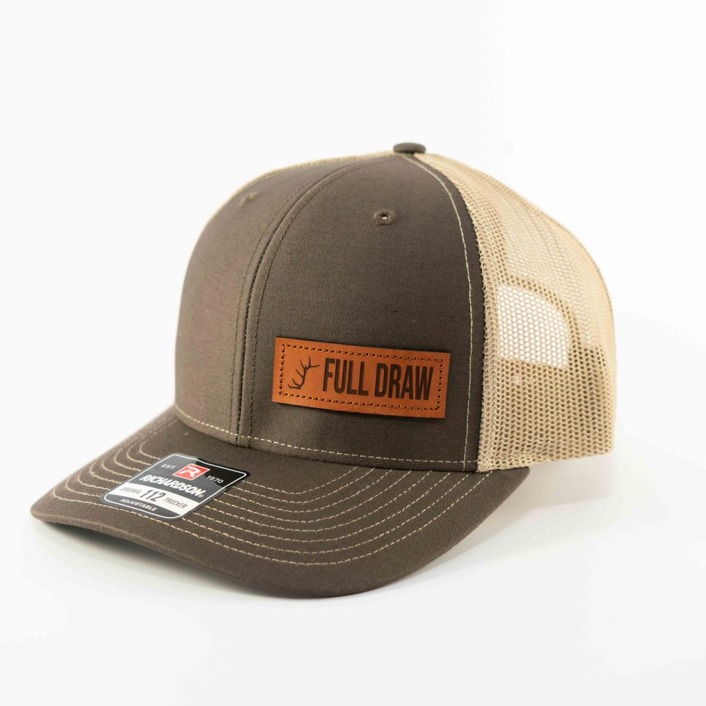 LEATHER ELK PATCH BROWN/KHAKI-MESH - Image 2