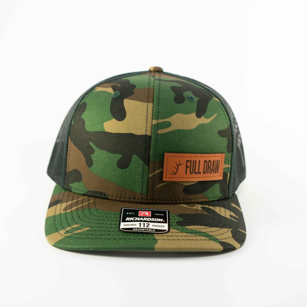 LEATHER ELK PATCH CAMO/BLACK-MESH