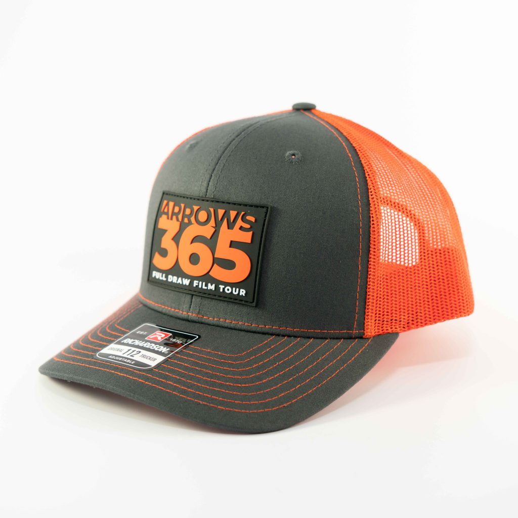 ARROW 365 RUBBER PATCH CHARCOAL/NEON ORANGE-MESH - Image 2