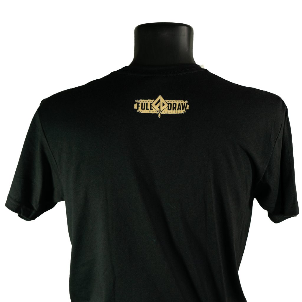 "FULL DRAW MULEY" Black/Tan - Men's T-Shirt - Image 2