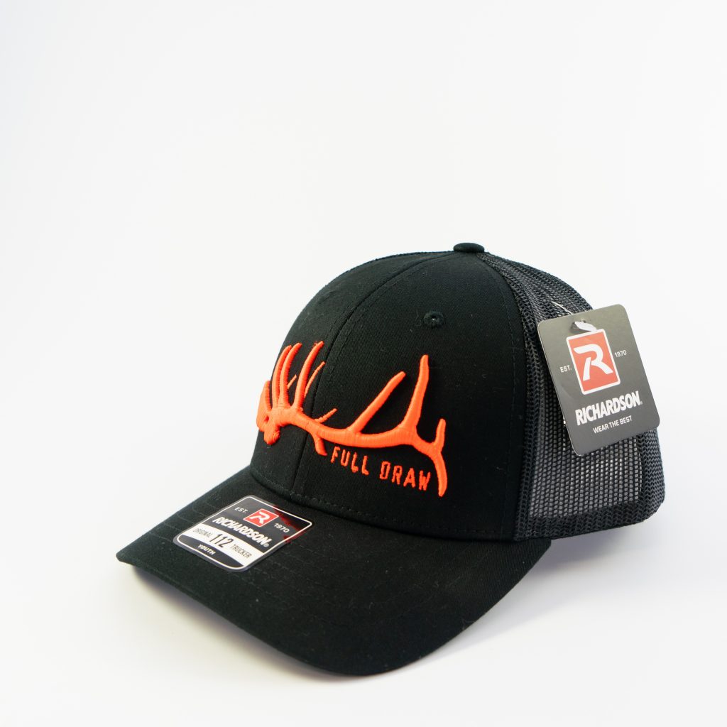 "ELK EURO" HAT BLACK/BLAZE YOUTH - Image 2