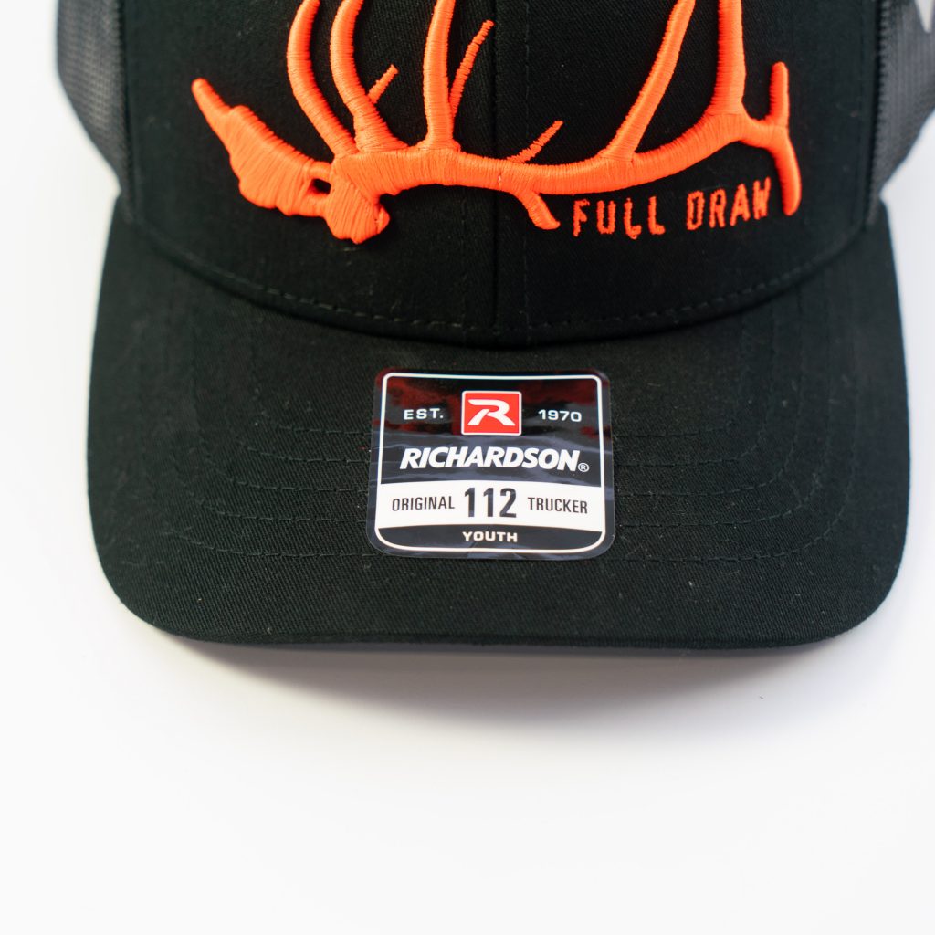 "ELK EURO" HAT BLACK/BLAZE YOUTH - Image 5