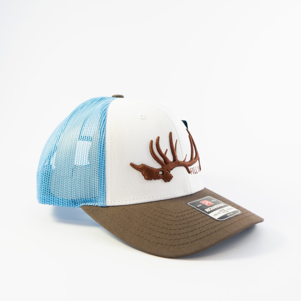 "ELK EURO" HAT WHITE/COLUMBIABLUE/BROWN-MESH - Image 3