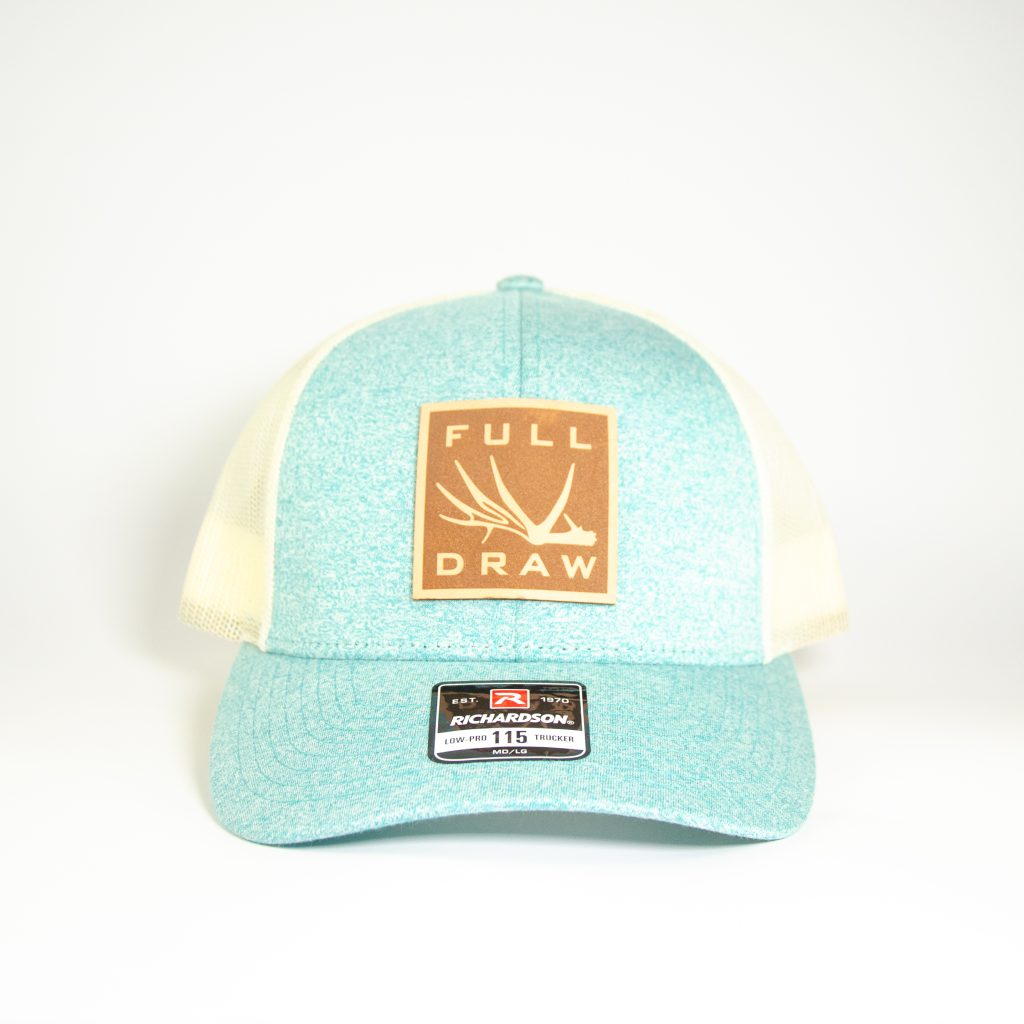 LEATHER DEER SHED PATCH TEAL/BIRCH-MESH