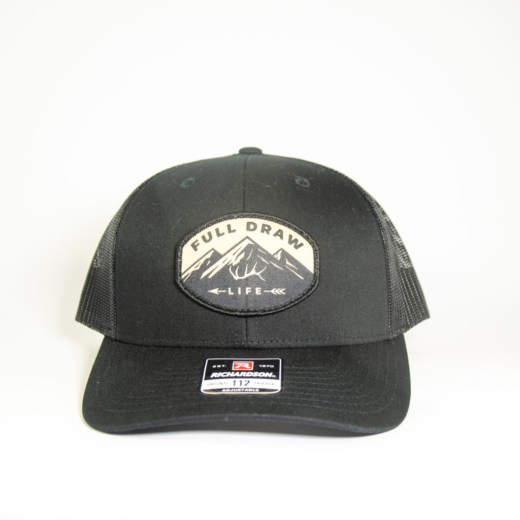 Full Draw Life Mountain Patch Black Mesh