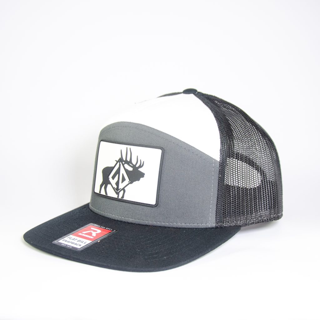ELK ICON- RUB PATCH FLATTY CHARCOAL/BLACK/WHITE - Image 2