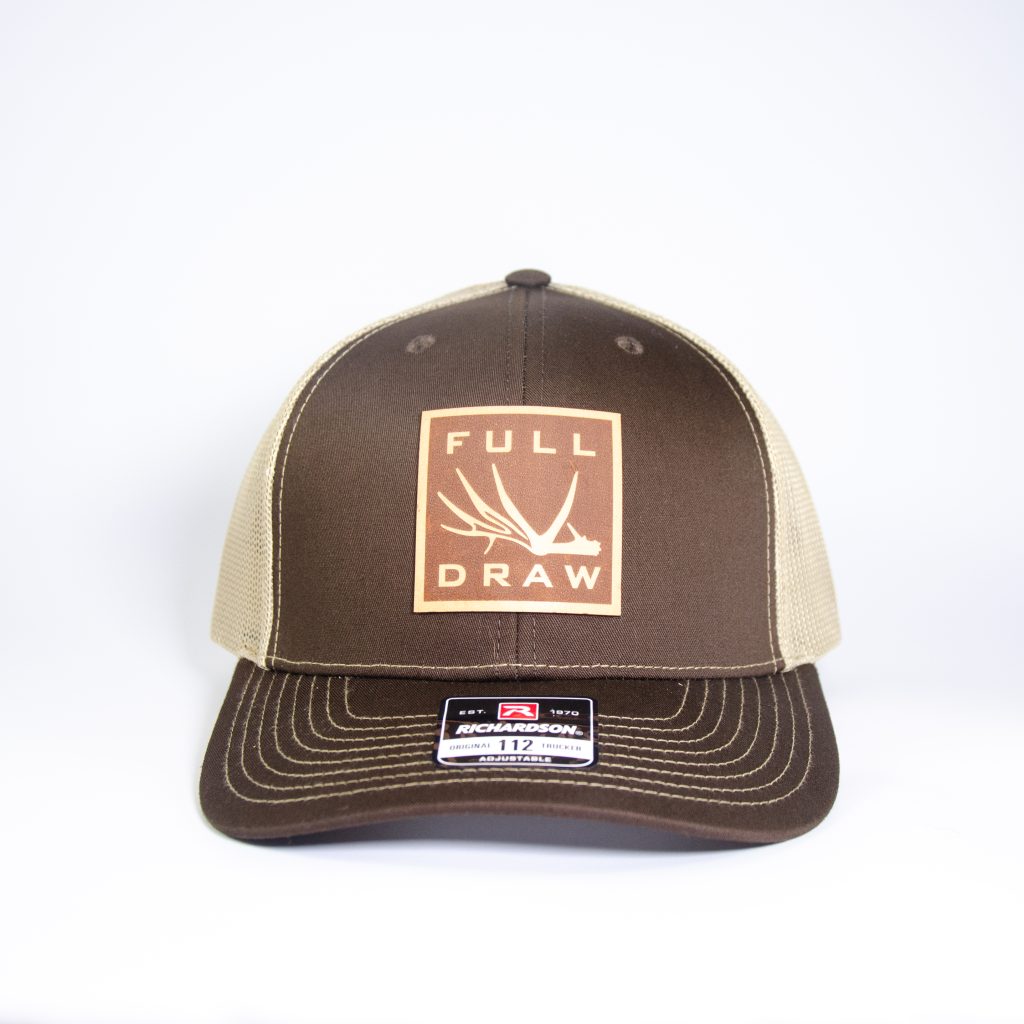 LEATHER DEER SHED PATCH Brown/Tan MESH