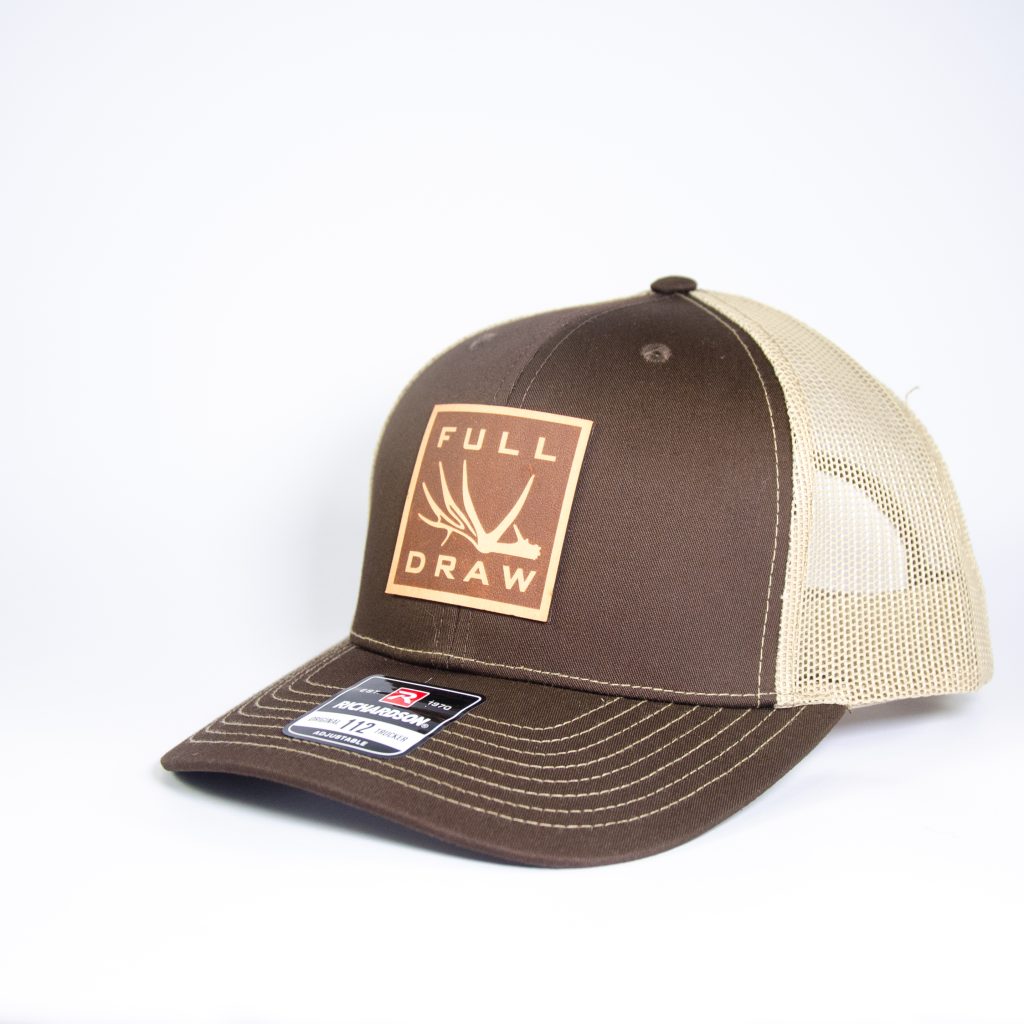 LEATHER DEER SHED PATCH Brown/Tan MESH - Image 2