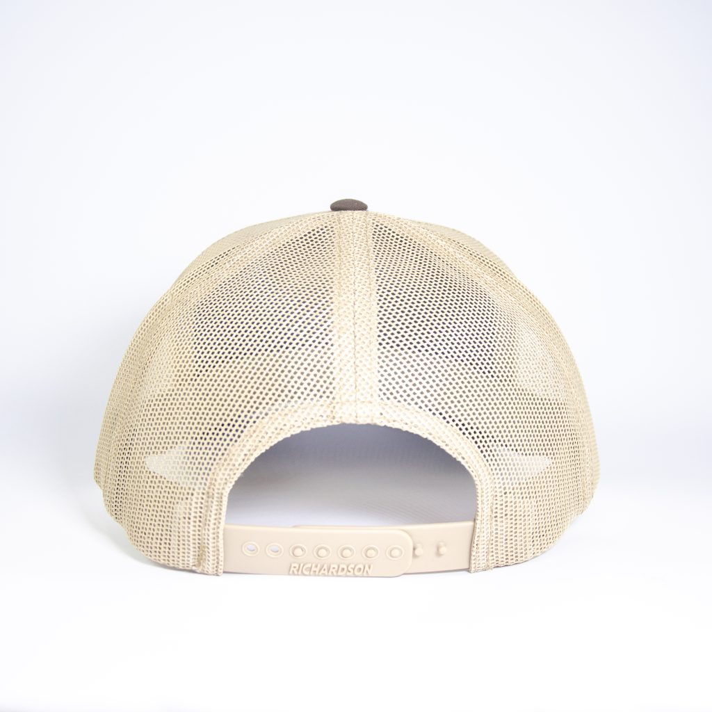 LEATHER DEER SHED PATCH Brown/Tan MESH - Image 4