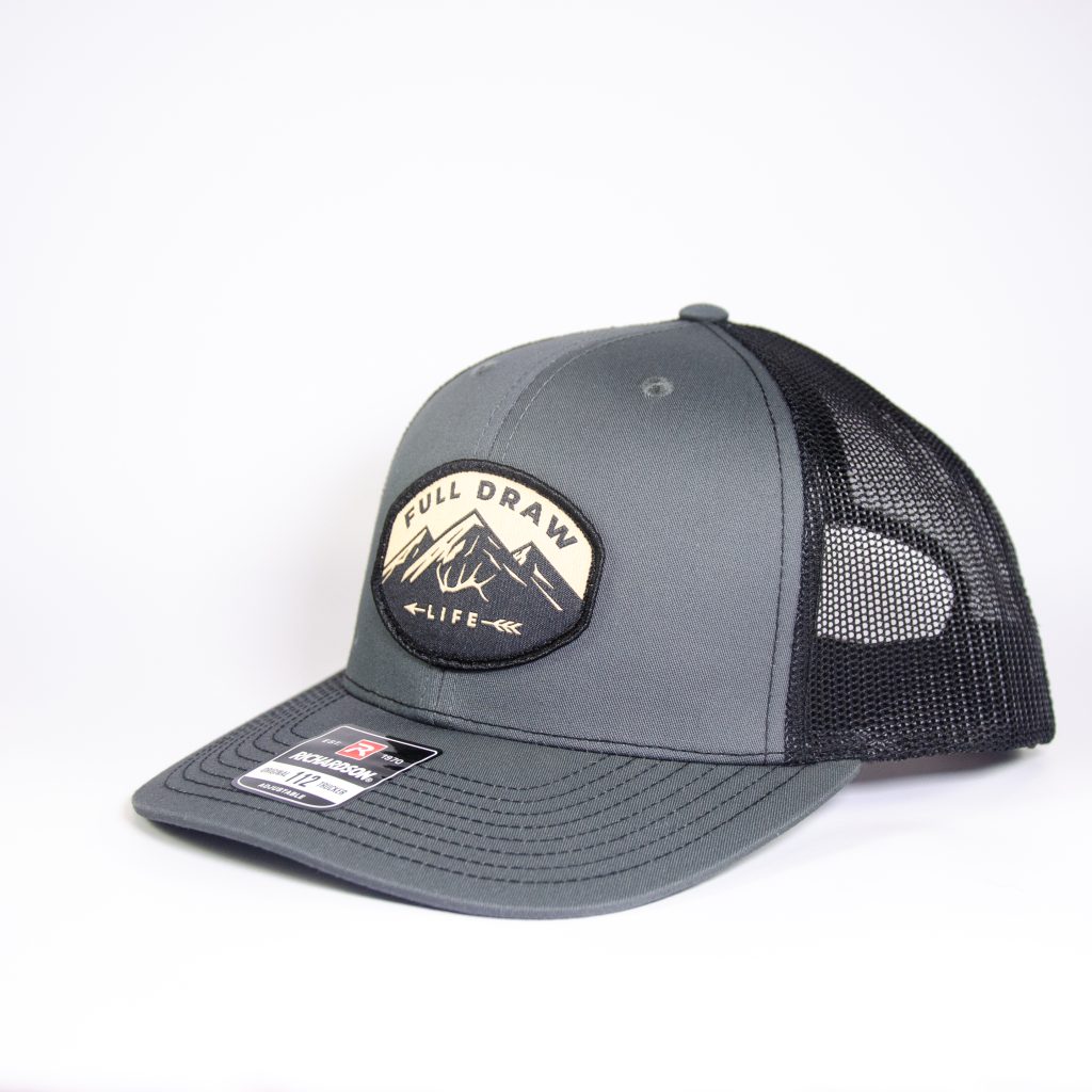 Full Draw Life Mountain Patch Charcoal/Black Mesh - Image 2