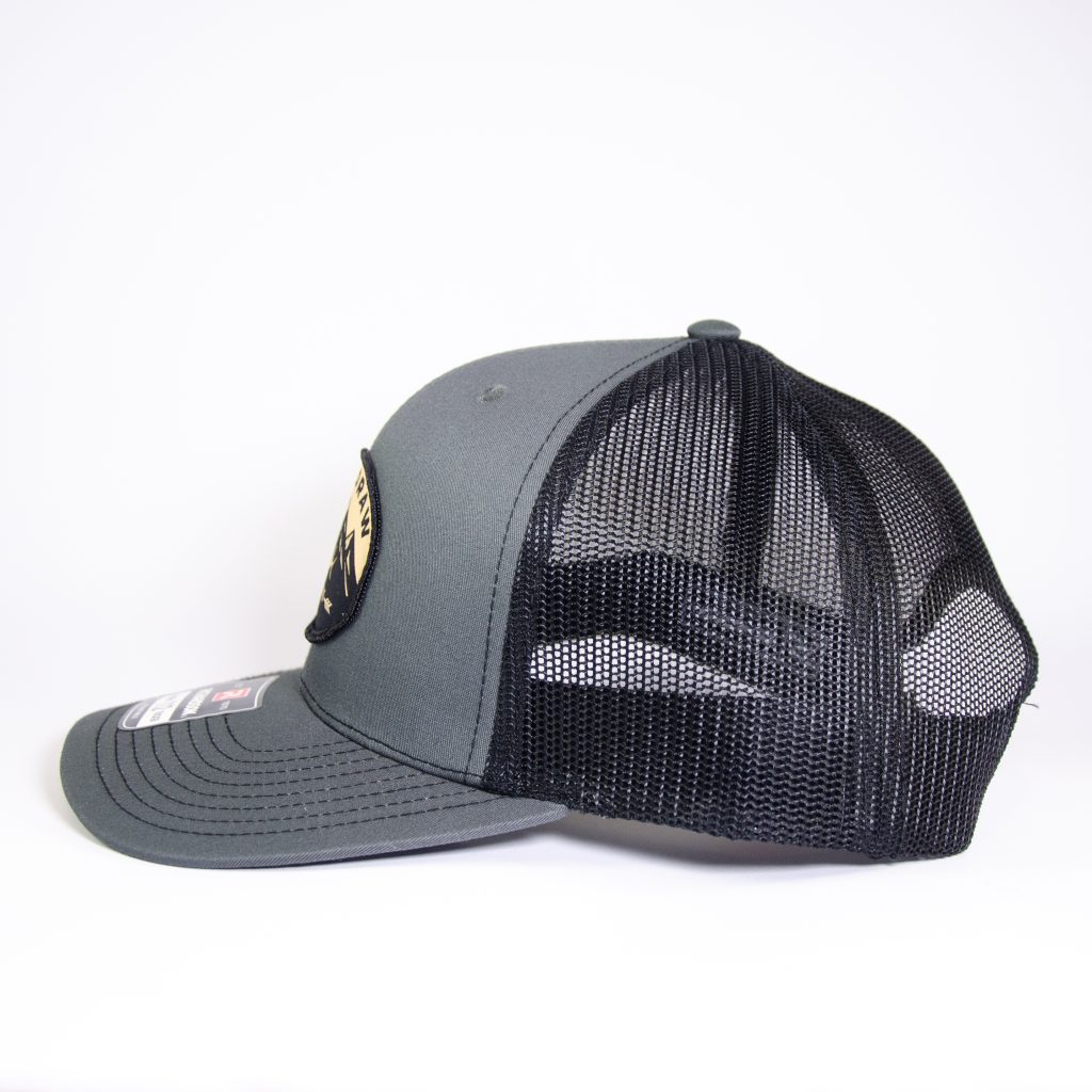 Full Draw Life Mountain Patch Charcoal/Black Mesh - Image 3