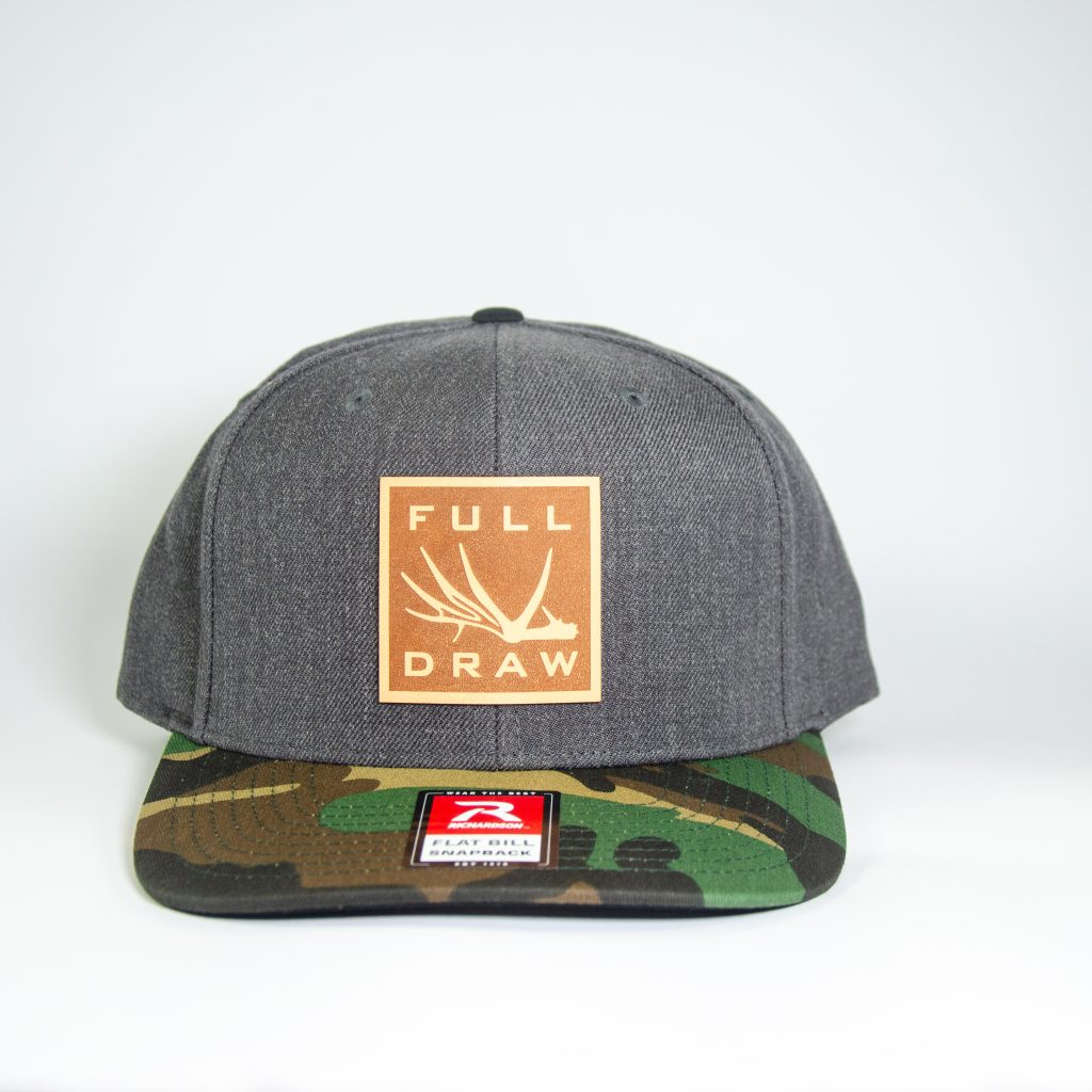 LEATHER DEER SHED PATCH Camo/Charcoal-Flatty