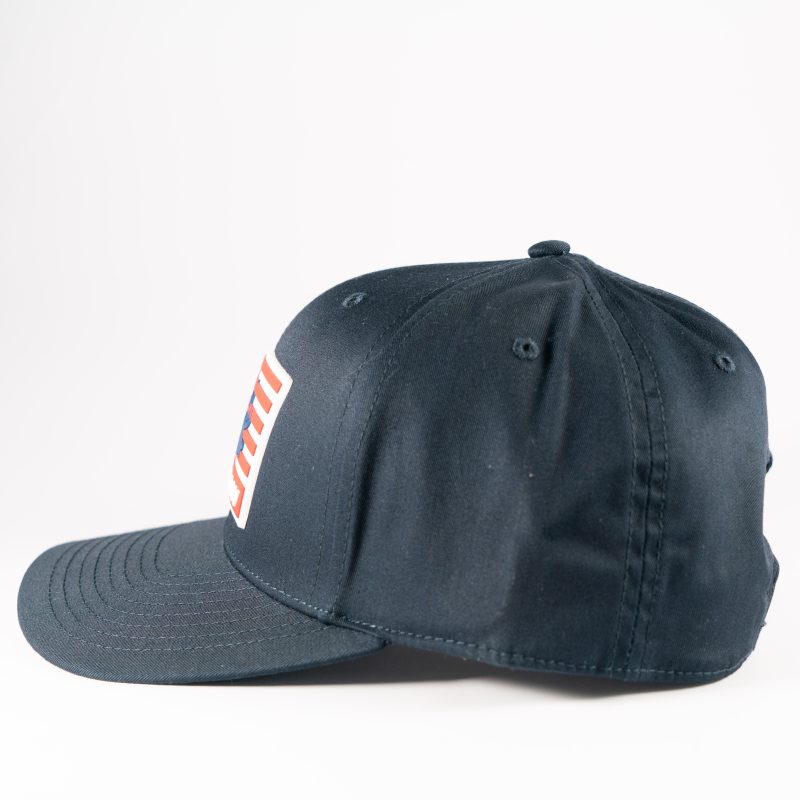 "ELK FLAG PATRIOT" Rubber Patch Solid Navy - Image 3