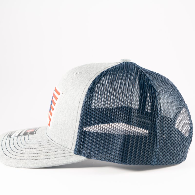 "ELK FLAG PATRIOT" Rubber Patch Grey/Navy - Image 4