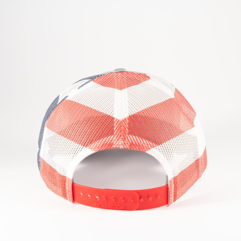 "ELK FLAG PATRIOT" Rubber Patch Grey/Stars & Stripes - Image 3