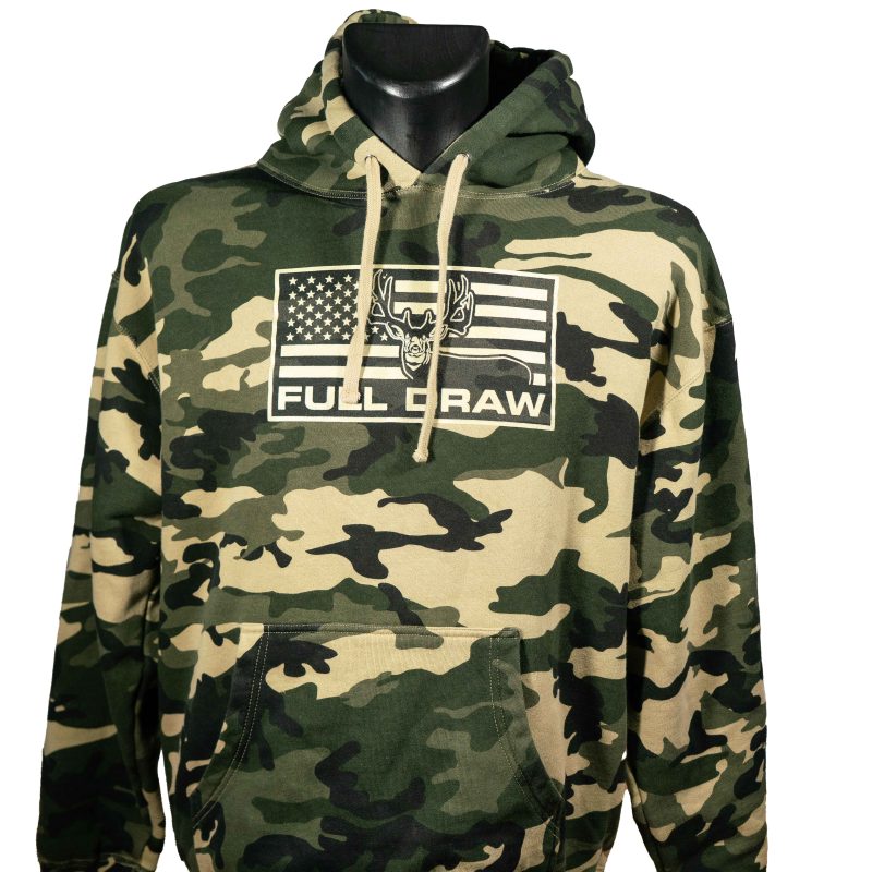 Army Camo Muley Heavy Hoody  – Sweatshirt - Image 2