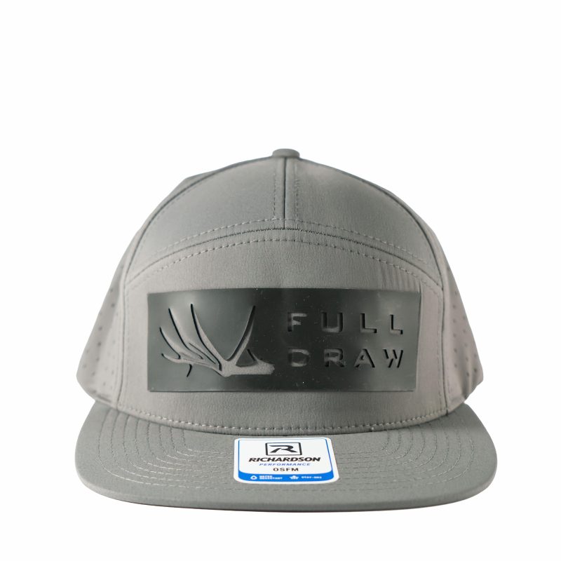 Deer Shed Silicone Patch - Charcoal Mesh Athletic Hat