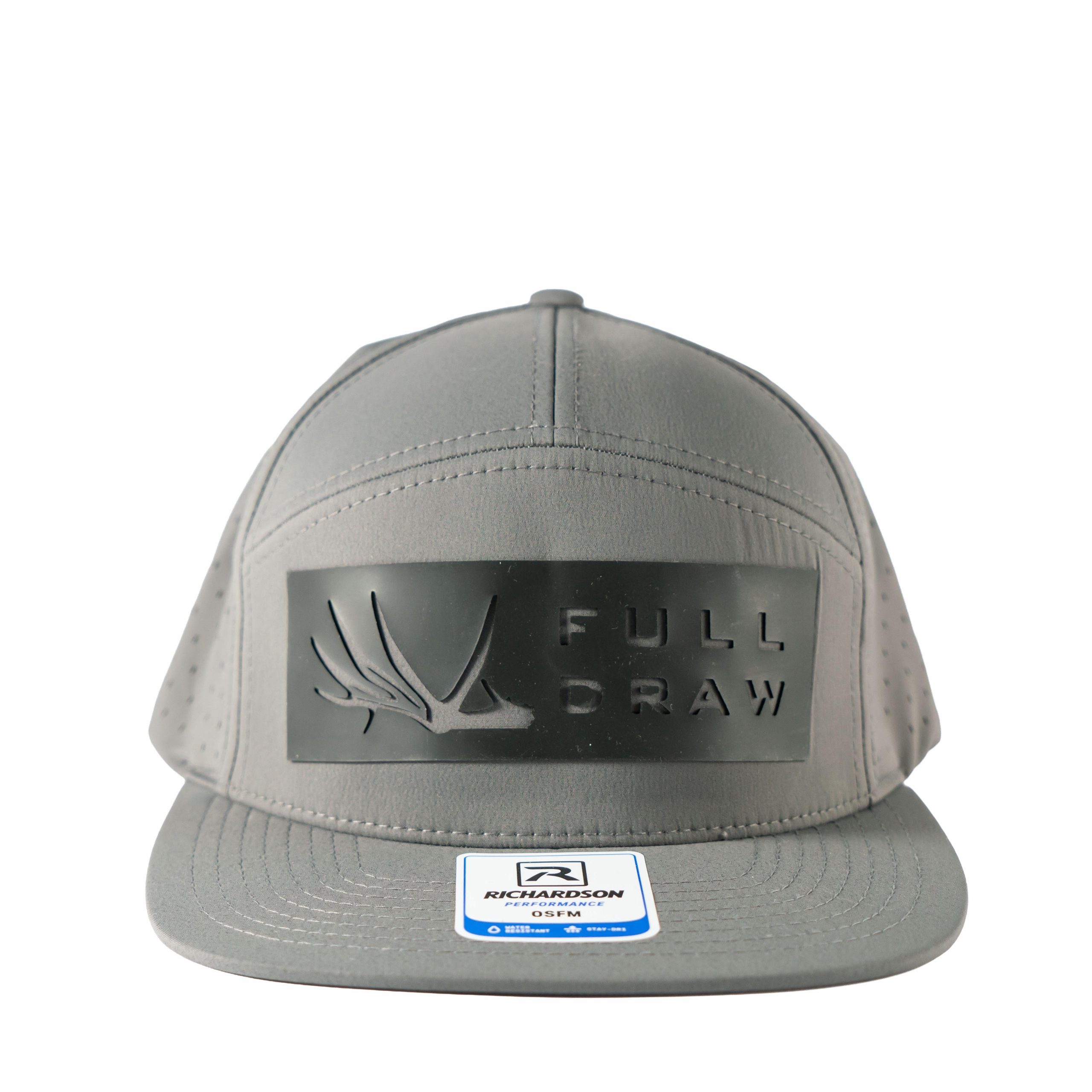 Deer Shed Silicone Patch - Charcoal Mesh Athletic Hat