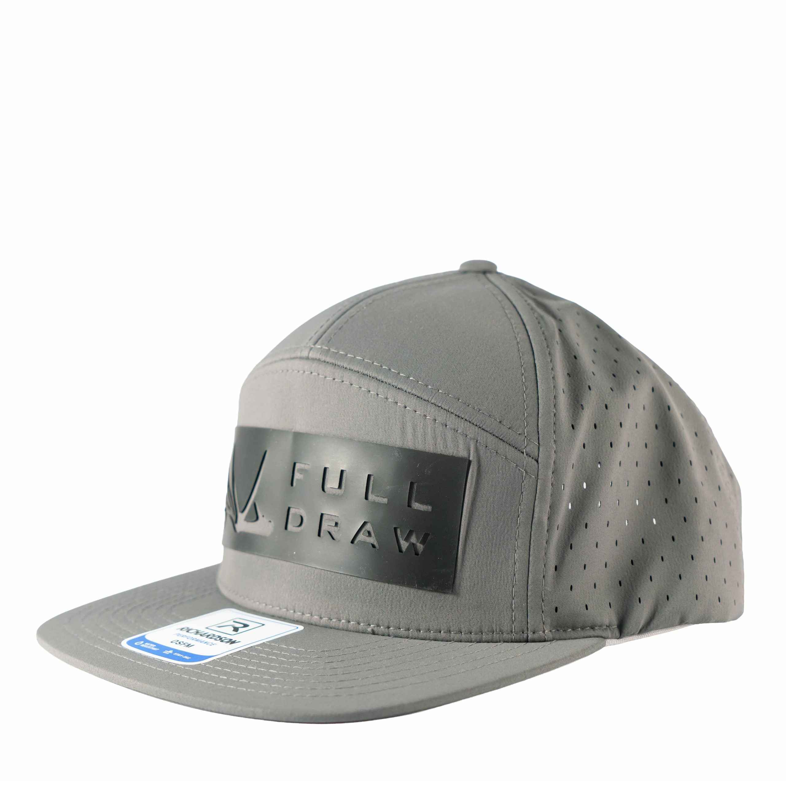 Deer Shed Silicone Patch - Charcoal Mesh Athletic Hat - Image 4