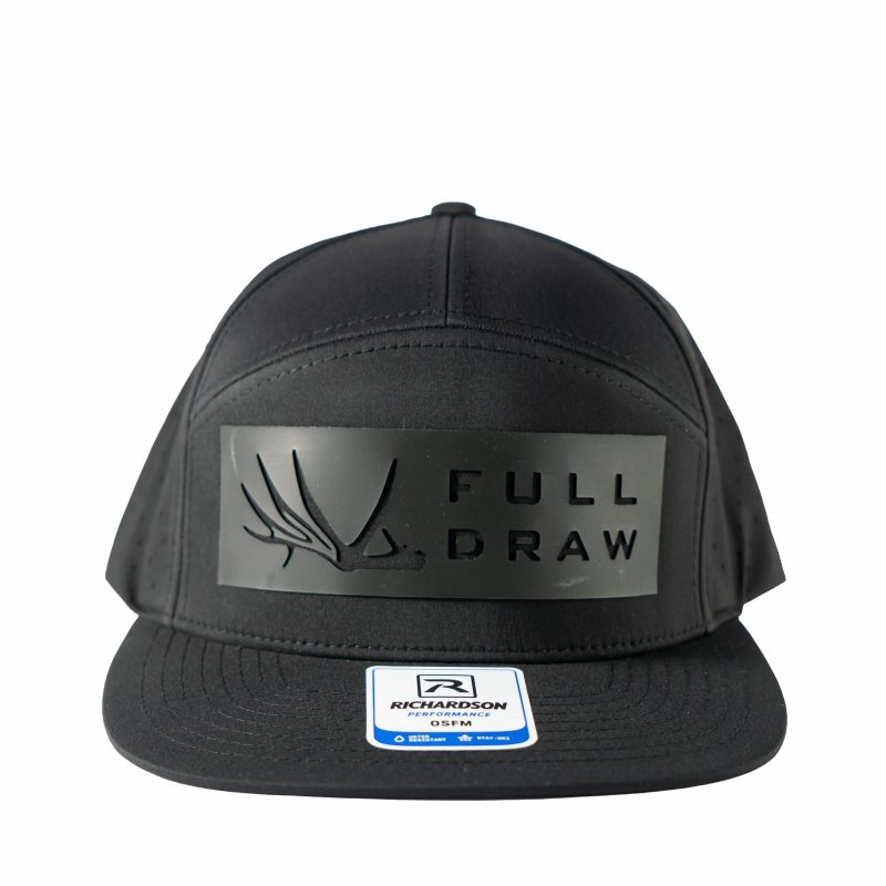 Deer Shed Silicone Patch - Black Mesh Athletic Hat