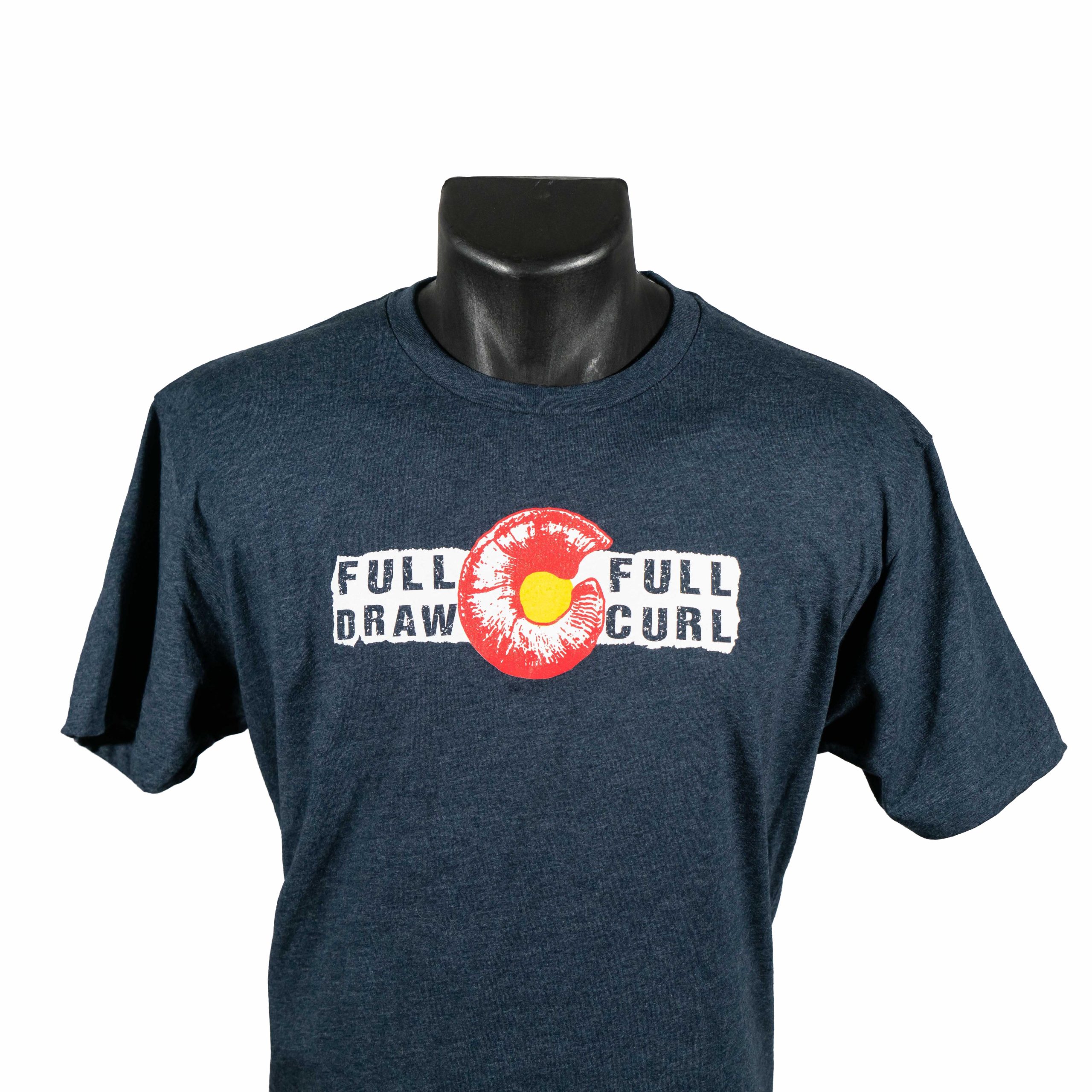 Colorado Full Curl Navy – Men’s T-Shirt